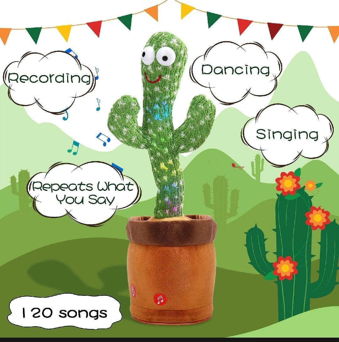 Kids Dancing Talking Cactus Toys Interactive Talking Sunny.