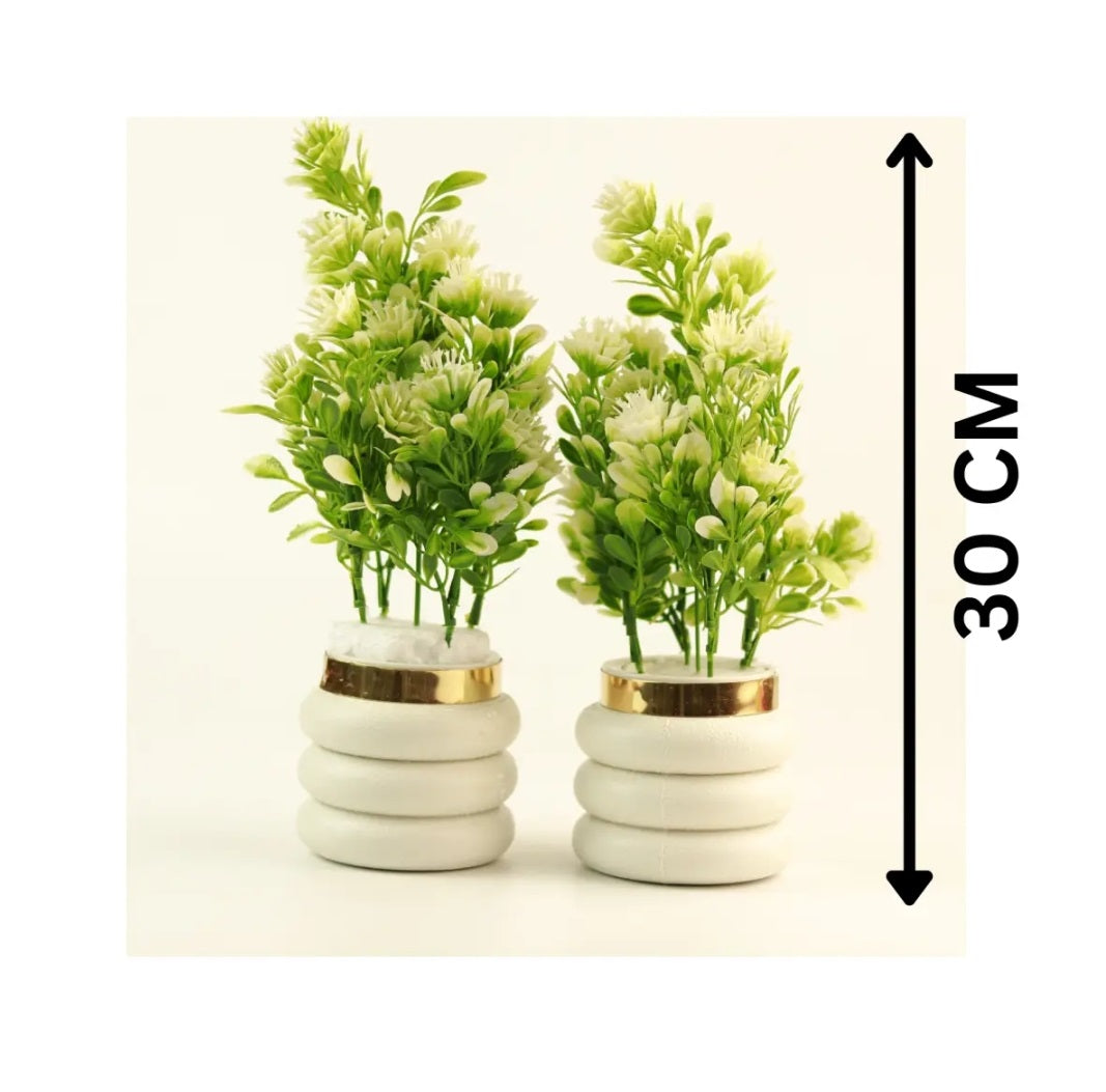 Pack of two Artificial Flower Decoration Piece