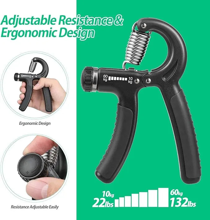 Histro Adjustable Resistance Hand Gripper
