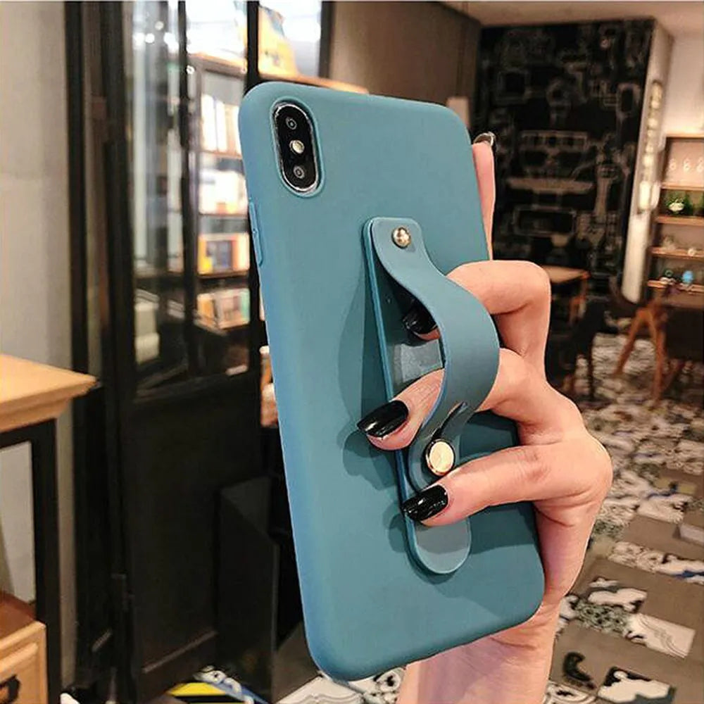 Creative Bracket Hand Band Finger Ring Push Pull Grip.