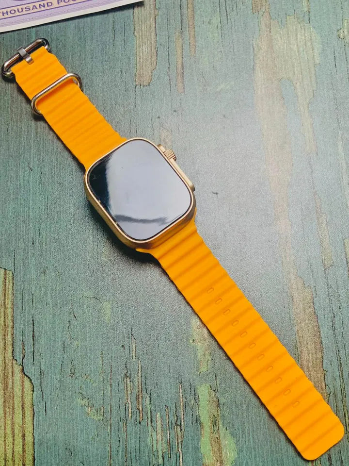 Stylish Square Dial Smooth Silicon Straps fashion Watch.