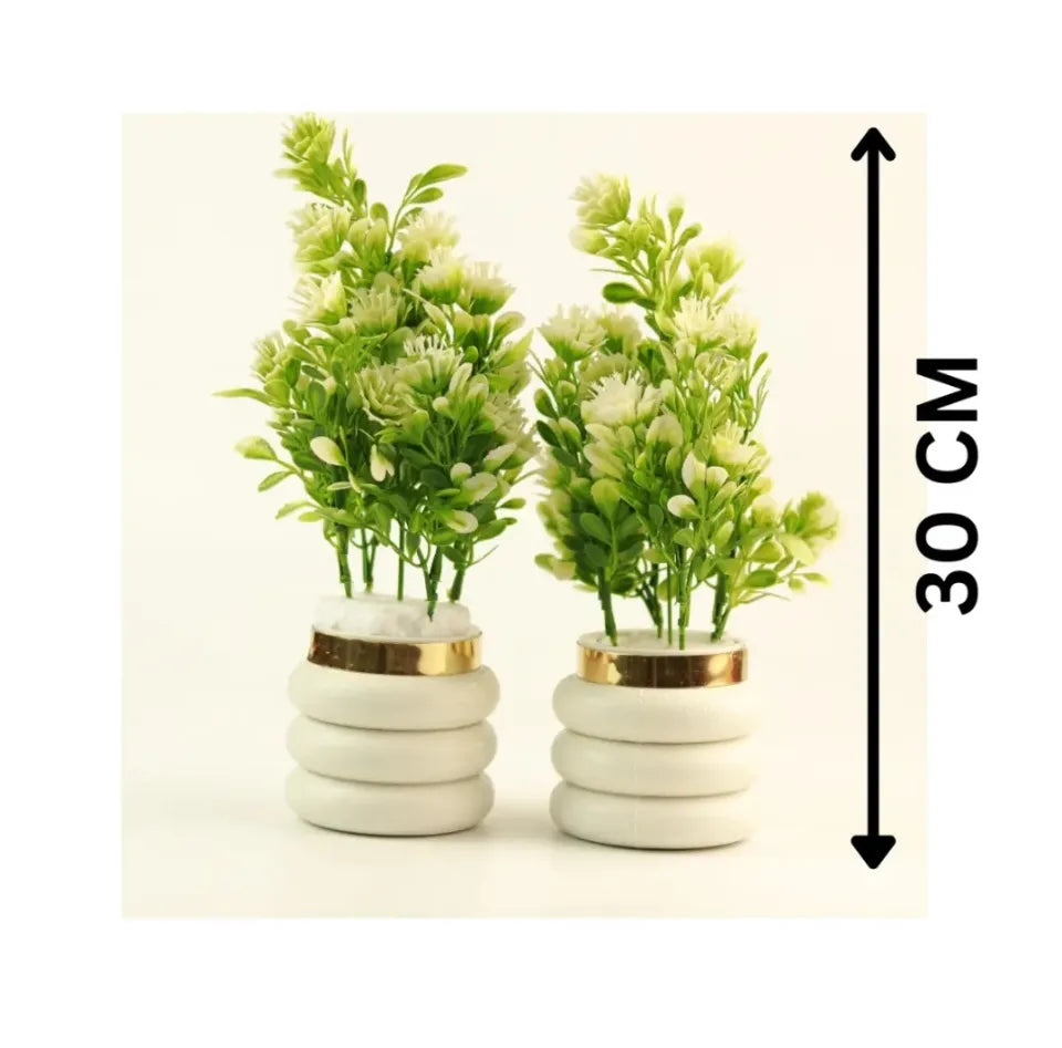 Pack of two Artificial Flower Decoration Piece