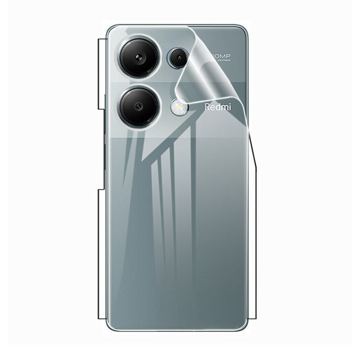 Xiaomi Redmi Note 13 Pro 4G TPU Hydrogel Back Protector.