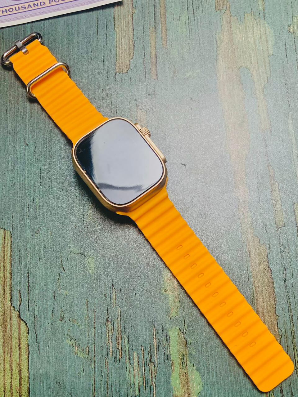 Stylish Square Dial Smooth Silicon Straps fashion Watch.