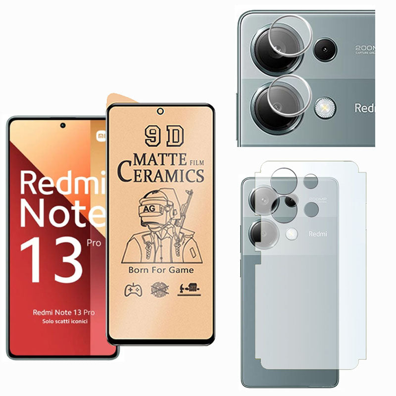 Xiaomi Redmi Note 13 Pro 4G TPU Hydrogel Back Protector.