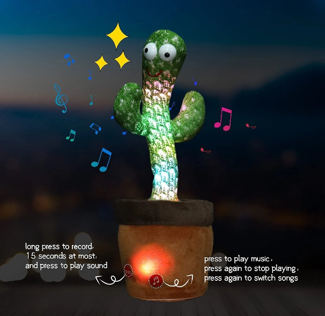 Kids Dancing Talking Cactus Toys Interactive Talking Sunny.