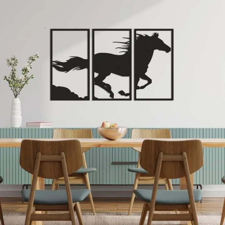 Vintage 5 Frames Tree Wooden Wall Decor Ideas.