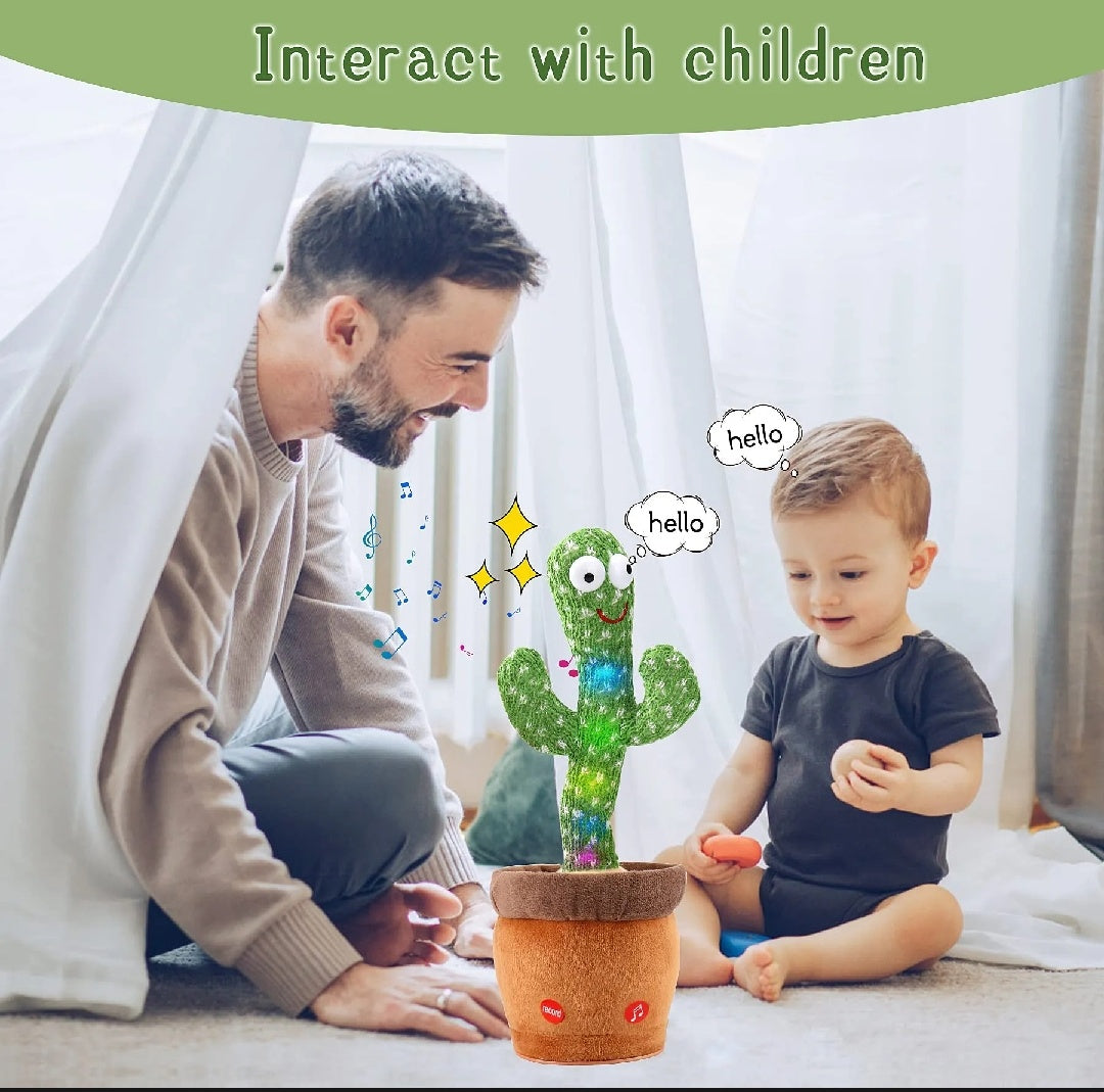 Kids Dancing Talking Cactus Toys Interactive Talking Sunny.