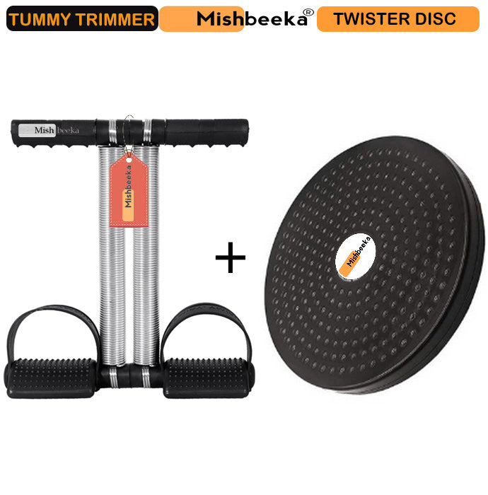 Mishbeeka Tummy Trimmer Double Spring & Twister Plate Disc