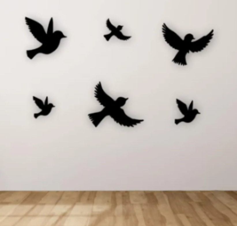 Vintage 5 Frames Tree Wooden Wall Decor Ideas.