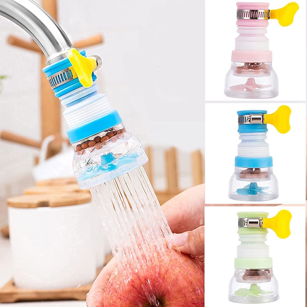 Kitchen organizer accessories fan faucet tap shower 360 rotatable