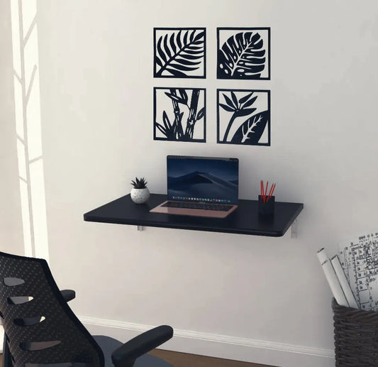 Vintage 5 Frames Tree Wooden Wall Decor Ideas.