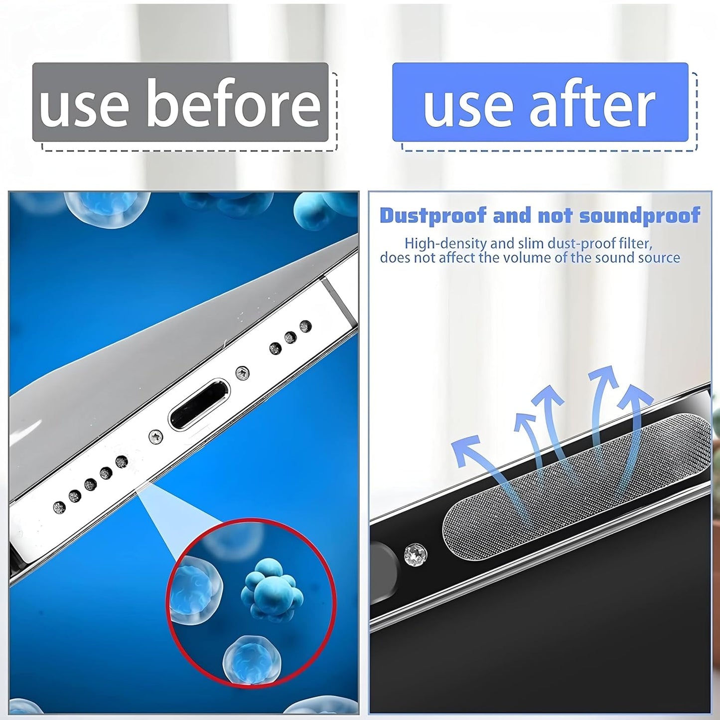 Mobile Speaker Dust Protector Net Sticker Jali for Android