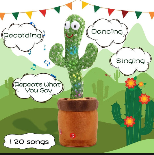 Kids Dancing Talking Cactus Toys Interactive Talking Sunny.