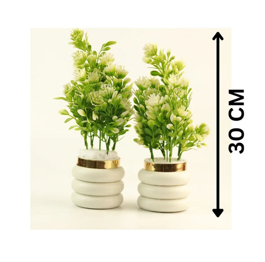 Pack of two Artificial Flower Decoration Piece