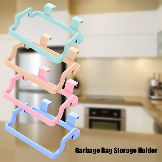 Kitchen Cabinet Door Plastic Garbage Trash Bag Holder, Dustbin,