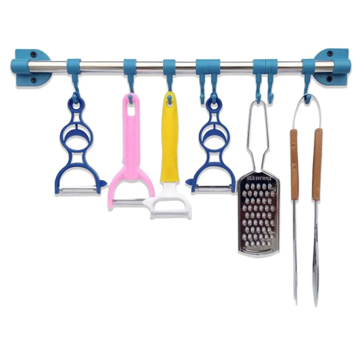 8 Hooks Kitchen Accessories Organizer Rack