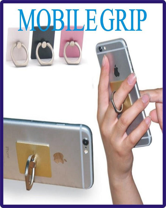 Mobile Phone Holder Finger Grip 360 Degree Rotating.