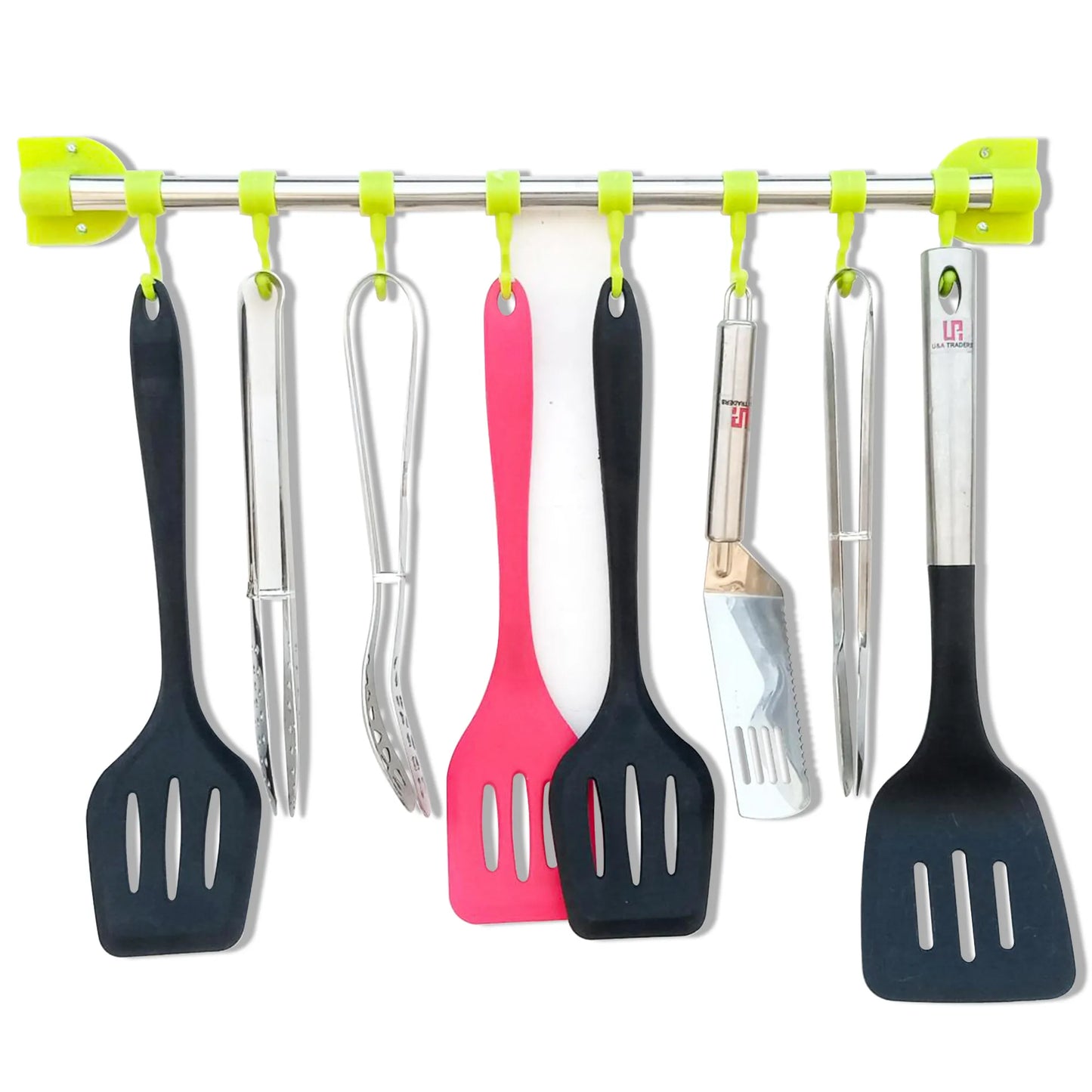 8 Hooks Kitchen Accessories Organizer Rack