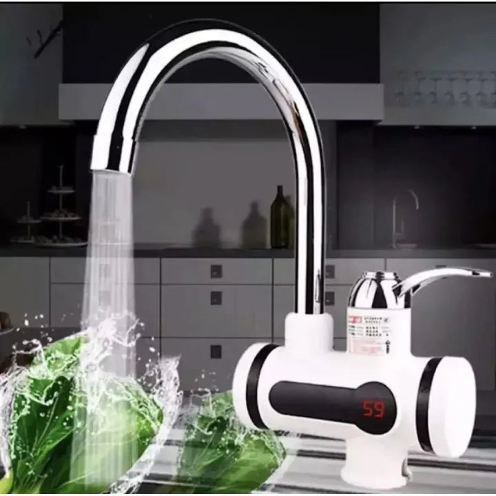 Instant Hot Water Tap Electric Geyser faucet use for Bathroom & Kitchen Basin.