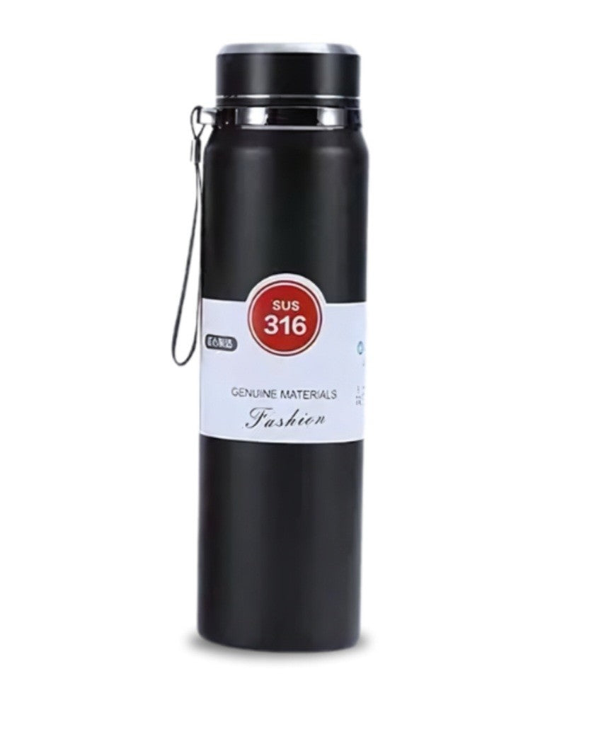 Executive Bottle, Stainless Steel 1000 ml/800Ml with Lid and Strainer- Insulated Thermal Water Bottle