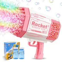 Bazooka Bubble Machine, 36 Holes Automatic and Manual Bubble Maker Kids.