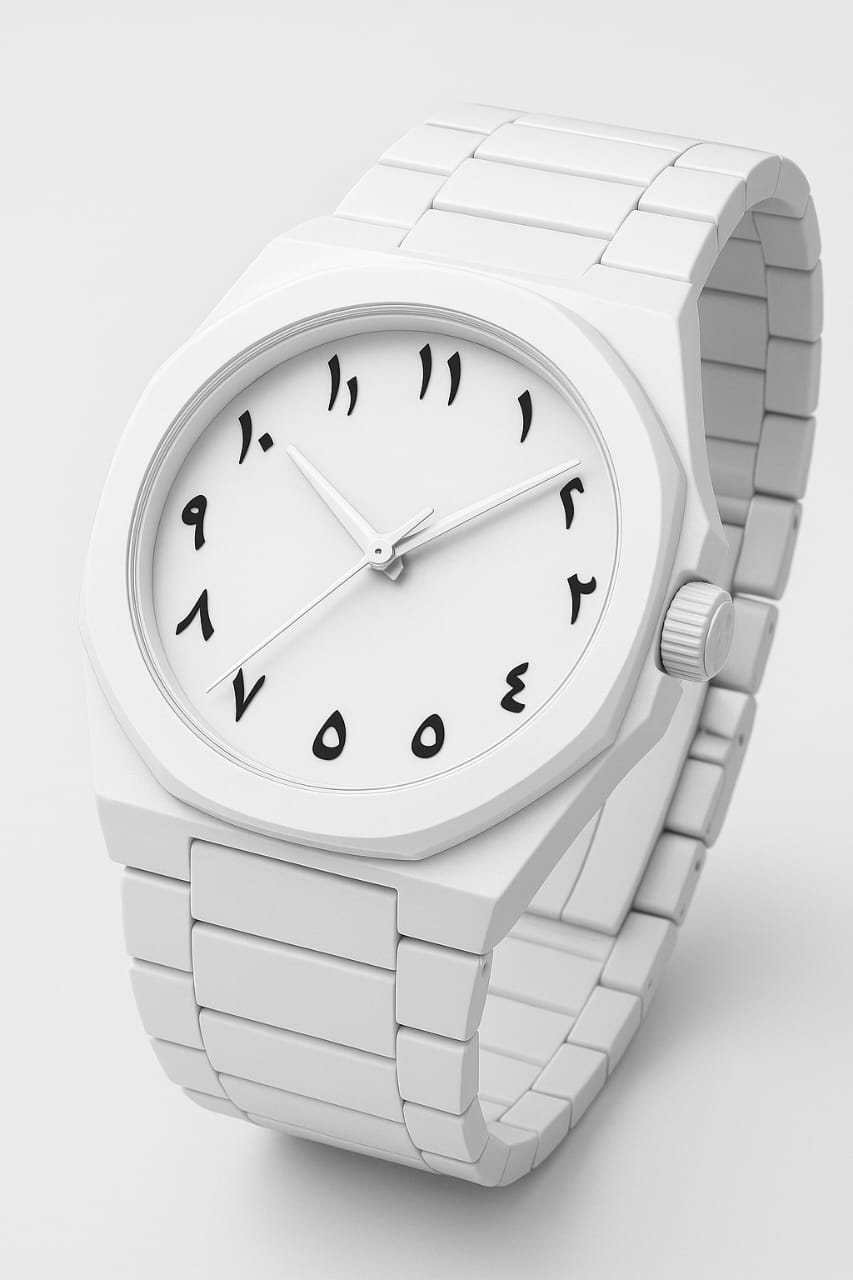 Latest Aura Design Aura Watch – White & Black Marble Color.
