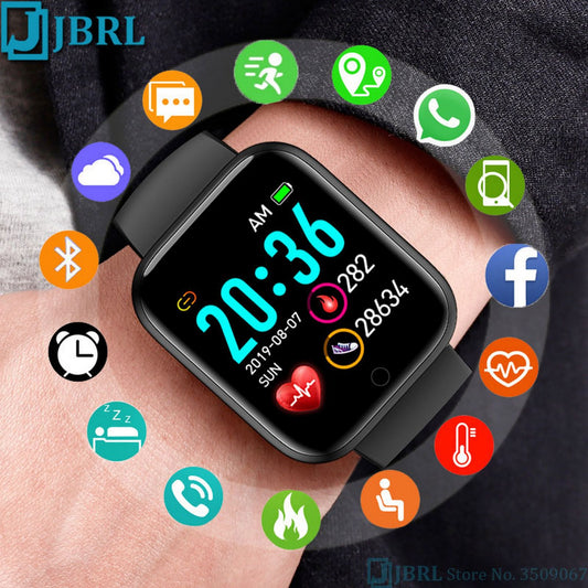 Stylish Square Dial Smooth Silicon Straps fashion Watch.