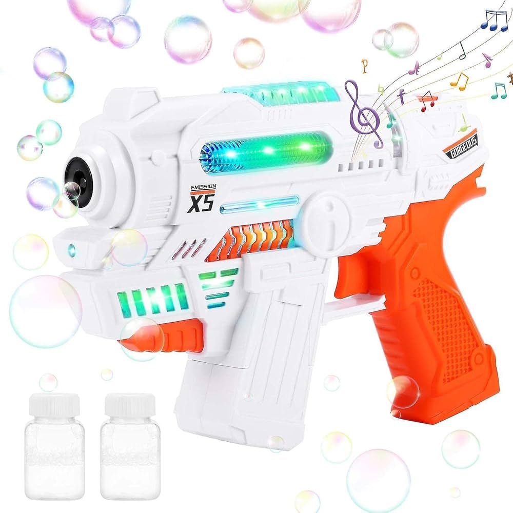 Bazooka Bubble Machine, 36 Holes Automatic and Manual Bubble Maker Kids.