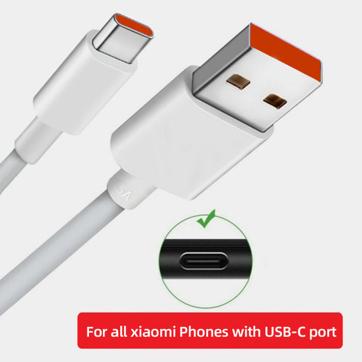 New Turbo Charge Cable Original 6A 33W Usb Type C.