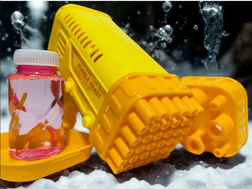 Bazooka Bubble Machine, 36 Holes Automatic and Manual Bubble Maker Kids.